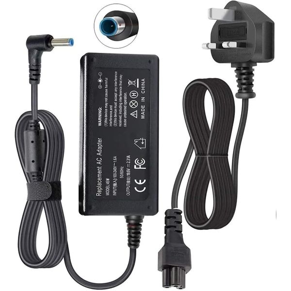 HP Laptop Charger 45W, GwcLy 19.5V 2.31A HP Charger Power Adapter Compatible with HP Stream 11 13 14 Series, Elitebook Folio, Spectre Ultrabook, Pavilion Touchsmart and More(4.5mm * 3mm)