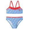 Schiesser Mädchen Bustier Badeanzug Bikini-Set, Hellblau_180935, 98 EU