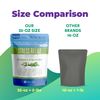 Stress Relief Bath Salt 32 Ounces Epsom Salt with Natural Spearmint and Eucalyptus Essential Oils Plus Vitamin C in BPE Free Pouch with Easy Press-Lock Seal
