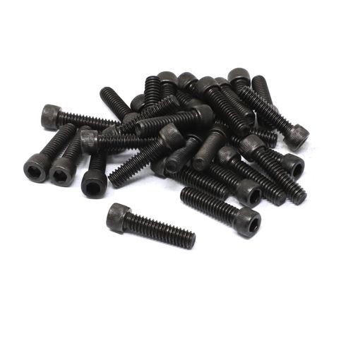 iexcell 25 Pcs 1/4-20 x 1 Alloy Steel 12.9 Grade Hex Socket Head Cap Screws Bolts Kit, Black Oxide Finish