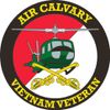Air Cavalry Vietnam Veteran 3.8 Inch Decal