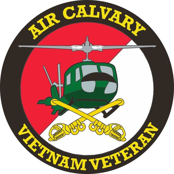 Air Cavalry Vietnam Veteran 3.8 Inch Decal