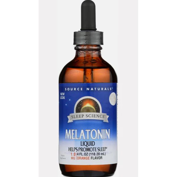 Source Naturals Melatonin Liquid - Orange 1 mg 4 fl oz Liq