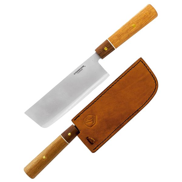 Condor Tool & Knife Kondoru Kitchen Nakkiri Knife | Stainless Steel Chopping Knife | Nakiri Chef Knife | 7in Blade | 10.06oz