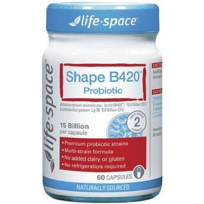 Life-Space Shape B420 Probiotic Capsules 60