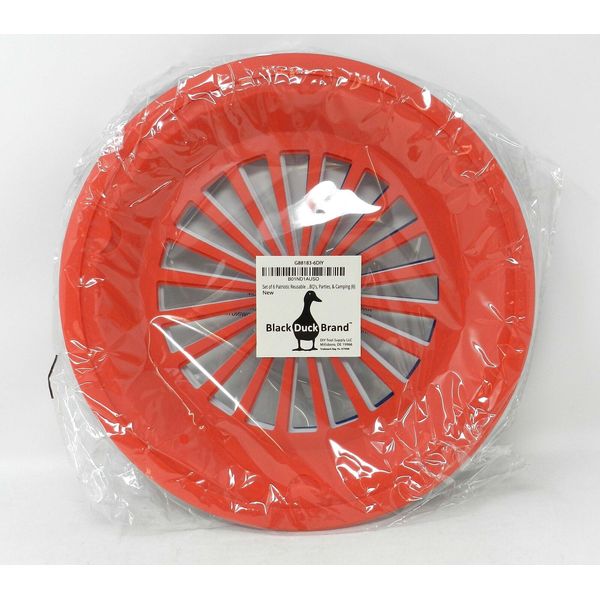 Black Duck Brand Set of 12 Reusable Plates