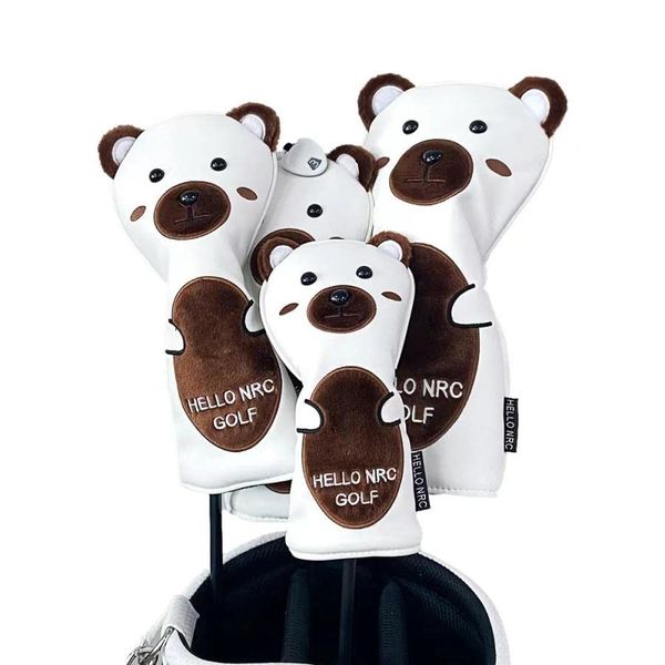 Golf Headcover Wood Cover Driver 440cc 460cc Utility UT Cover Bear Bear (Driver)