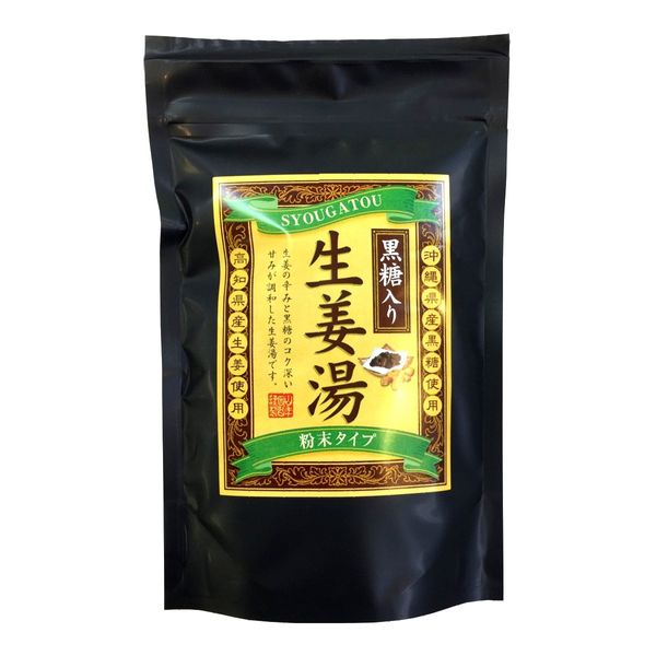 [Kochi Prefecture Ginger] Brown Sugar Ginger Hot Water 10.6 oz (300 g) [Home Use] Sugamo Teahouse Sannenen