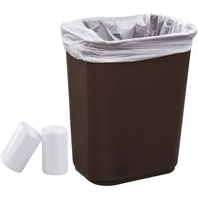 4 Gallon Clear Small Trash Bag Bathroom Garbage Bags Trash Can