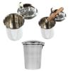 Stinky Cigar Car Ashtray, Spring Clip to Hold All Cigar Sizes, Stainless Steel