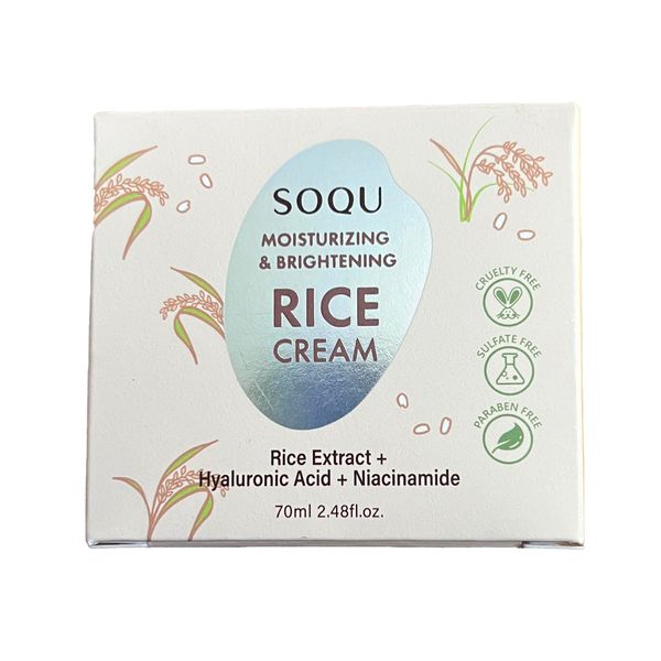 Soqu Moisturizing & Brightening Rice Cream