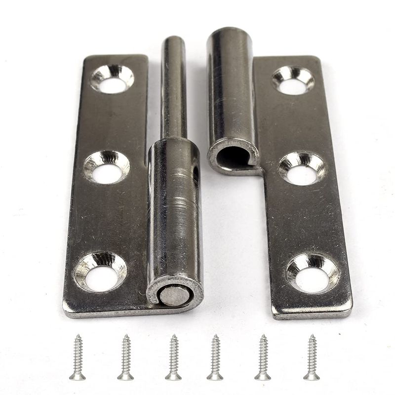 2pcs Lift Off Hinges Small Slip Joint Stainless Flag Hinge-Lift Off ...
