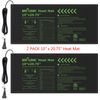 BNLINK 2Pack Seedling Heat Mat Warm Hydroponic Heating Pad 10"x20.75" Waterproof