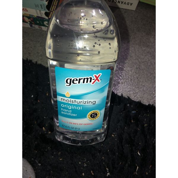 SHIPS SAME BUS DAY Germ-X Original No-Water Moisturizing Hand Sanitizer 1ea 67oz