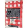 Thin Vinyl Tablecloth 52"x70" Oblong, RED & WHITE BUFFALO CHECKERED, AAC