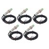 Pack of 5 Inductive Proximity Sensor, NPN NC Proximity Sensor, Inductive Proximity Sensor, Inductive Switch, M12 NPN, Normally Closed Proximity Sensor, multicoloured