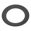 sourcing map Air Compressor Compression Piston Ring, Universal Air Compressor Replacement Part 73.5mm OD 50mm ID 1mm Thickness, Black