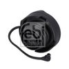 febi bilstein 27288 Fuel Filler Cap with securing strap, not lockable, 1 unit, Schwarz