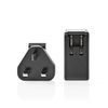 Nedis 45W100Bkuk Wall Charger, Black, UK Plug