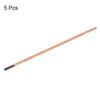 5Pcs Copper Coated Gouging Carbon Electrode Rods 8mm x 355mm