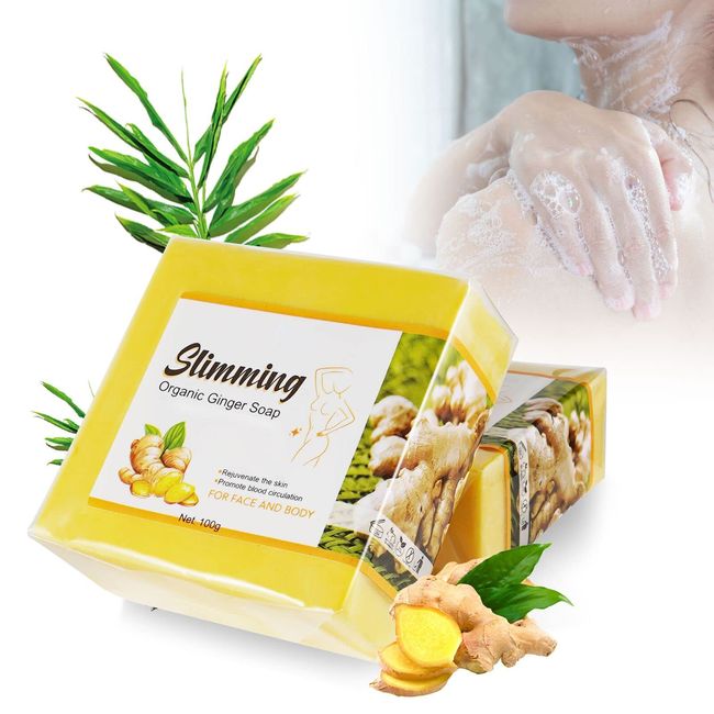 Lymphatic Detox Organic Ginger Soap,Ginger Lymphatic Drainage,Detox Weight  Loss