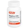 Rugby Nephro-Vite Vitamin B and C Complex Tablets - Dietary Supplement - 100 Count (1 Pack)