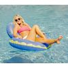 monsoon [Fiesta] Luxury Pool Float for Adults Swimming Lounger Float with Cup Holder Backrest