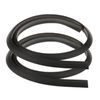 MASO 2Pcs Universal Car Side Fender Wheel Eyebrow Arch Rubber Protector Mudguards,Black,1.5M