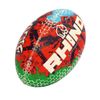 Rhino Graffiti Rugby Ball (Red Blue, 5)