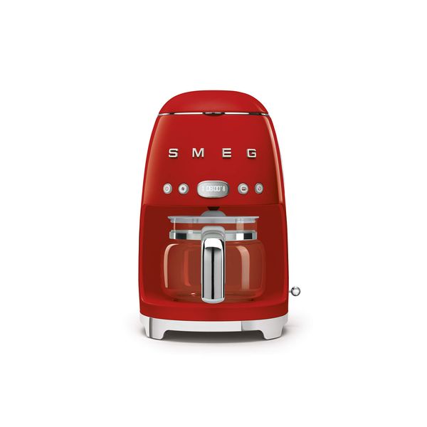 Smeg Drip Filter Coffee Machine, Red, 10 cup