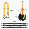 Adjustable Pull Up Assistance Bands With Fabric Feet Mats For Strength Training,