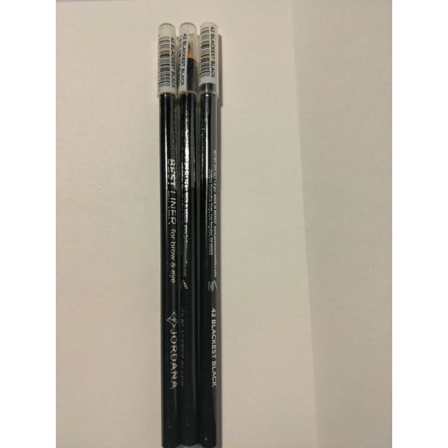 Jordana Best Liner For Brow & Eye 42 Blackest Black new sealed Lot of 3.