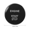 Engine Start Stop Button, ABS Alloy Start Push Button, 2215450714 Ignition Button Switch Replacement for Mercedes‑Benz CL550 E350 CLS350(Black)