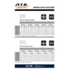 ATR Leveling System - 2UX100 Tile Leveling Alignment System 100 2mm Cross Spacing Plate