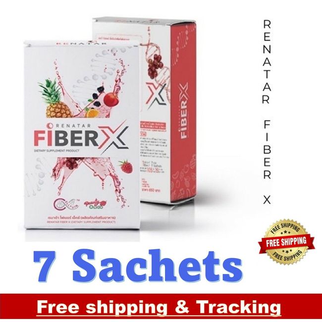 7x Renatar Fiber X Detox Natural Body Slim Prebiotic Phytonutrient Supplement