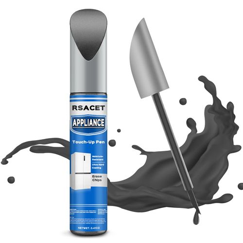 RSACET W10917540 Midnight Gray Appliance Touch Up Paint Compatible with Whirlpool Exact Match for Refrigerators, Washers, Dryers, Dishwashers, Micro-wave oven and Other Appliance