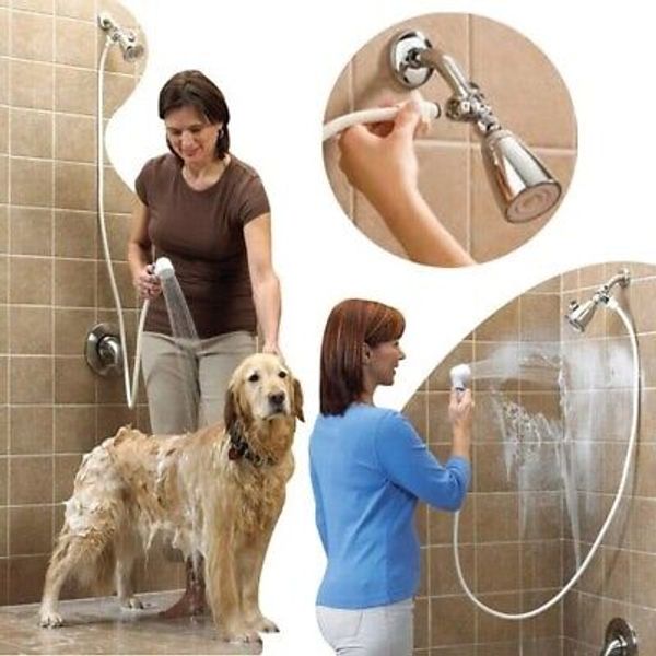 White, Rinse Ace Snap 'N Spray Quick-Connect Dog and Pet Grooming Sprayer