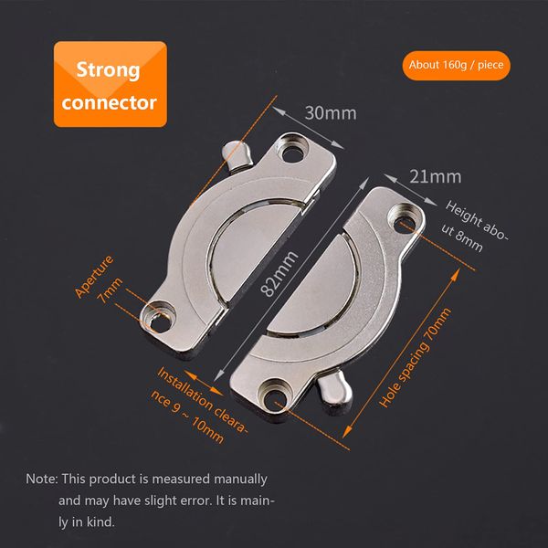 Candeon Dining Table Lock, Table Top Connector Table Locks Latch, Table Leaf Latch Dining Training Table Connector Table Leaf Buckle Latches Table Locking Latch for Aligning Table Leaf Extension Table