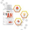 Keto Burn AM - Keto & Weight Support - 3 Bottles- 180 Capsules
