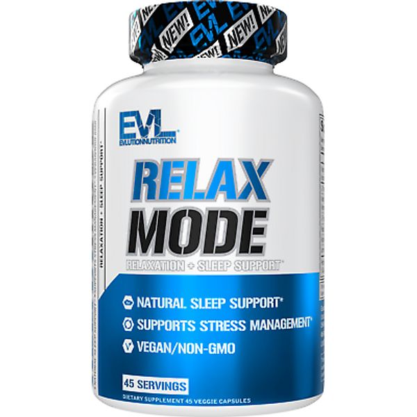 Evlution Nutrition Relax Mode - Natural Sleep Support - 45 Servings