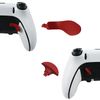 4 Pcs Edge Controller Back Paddles for PS5 DualSense Edge Controller, Paddles Replacement Compatible with PS5 Edge Controller, Metal Paddles for PS5 DualSense Controller (Red)