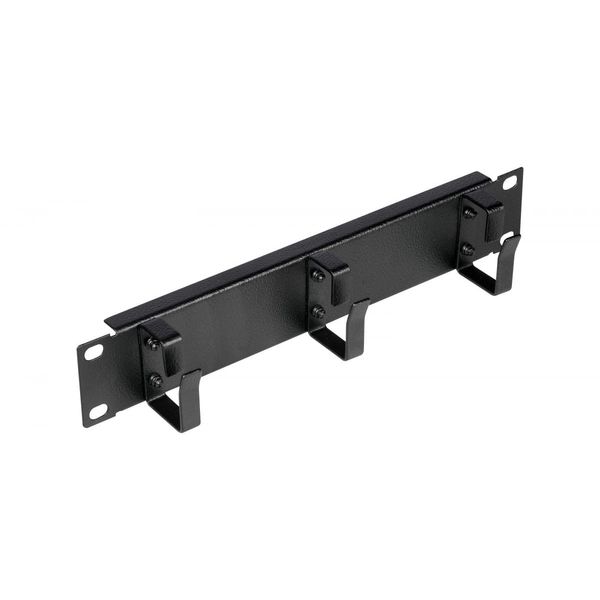 Equip 10" Kabeldurchführung mit Ringeinsatz, 1U schwarz