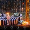 300 Led Warm White Curtain String Lights With Remote Control And Timer 10X10ft