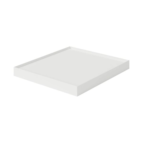 MUJI 44902868 Polypropylene File Box Standard Caster Lid White Gray