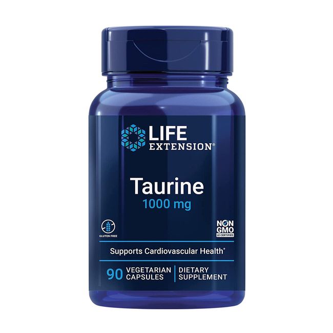 Life Extension Taurine 1000mg, 90 Vegetarian Capsules