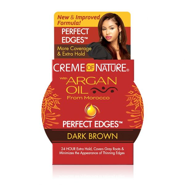 Creme of Nature Argan Oil Edges Dark Brown 63.7g
