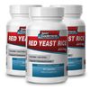 RED YEAST RICE 600mg. ORGANIC . Support Cholesterol Level (3 Bottles)