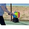 Rainbow Graphite Pickleball Paddle Set, Polymer Honeycomb Core, 1 Neoprene Paddl
