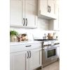 Asimerdeco 10 Pack Matte Black Cabinet Pulls 5 Inch(128mm) Kitchen Cabinet Handles Solid Zinc Alloy Cabinet Hardware Drawer Pulls