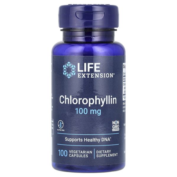 Chlorophyllin, 100 mg, 100 Vegetarian Capsules